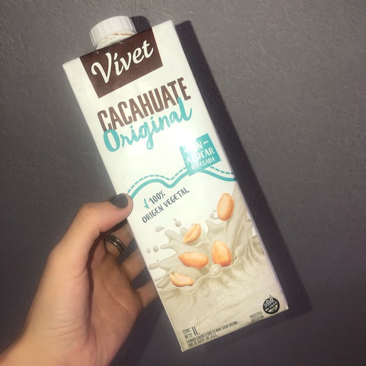 photo of Vívet Leche de Cacahuate sabor Original Sin Azúcar shared by @televape on  10 Dec 2021 - review