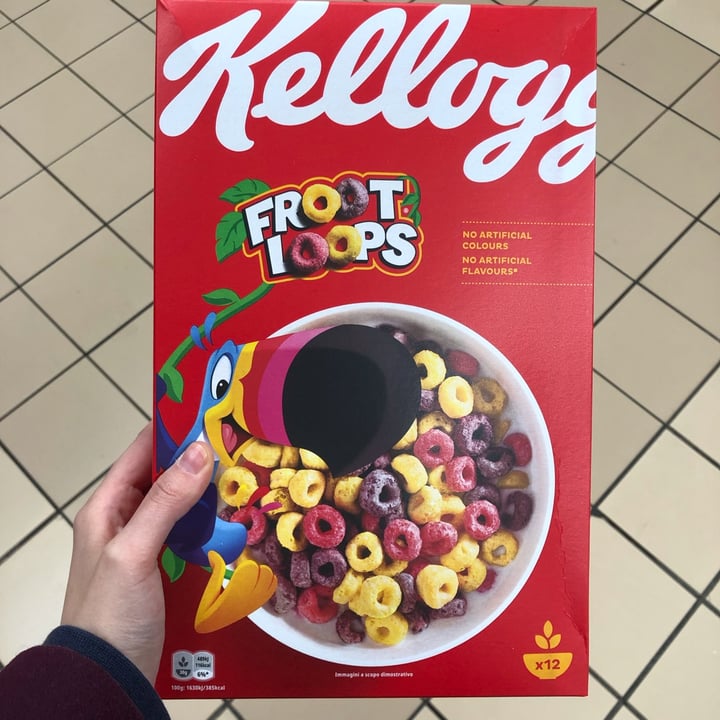 photo of Kellogg Froots Loops shared by @veganleaf on  01 Apr 2022 - review