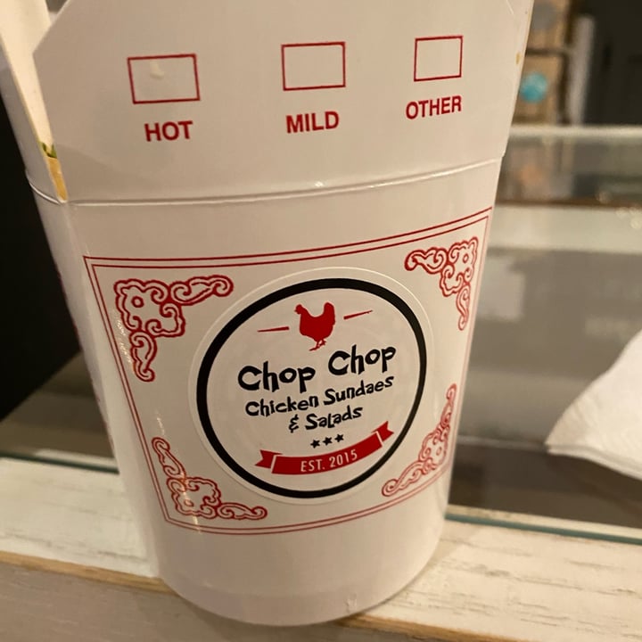 review photo of Chop Chop Chicken Sundaes & Salads vegan mini sundae shared by @akuaswift on 16 Dec 2021 - review