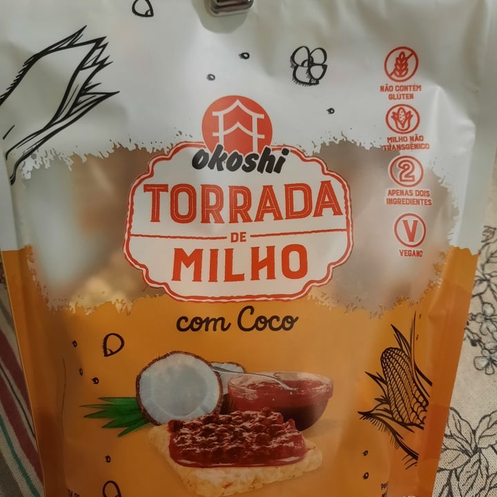 photo of Okoshi Torrada de milho com coco shared by @lucianafaga on  29 Apr 2022 - review