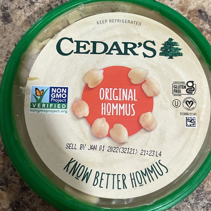 photo of Cedar's Foods Fat and Oil Free OG Hummus shared by @kaykin1 on  28 Oct 2021 - review