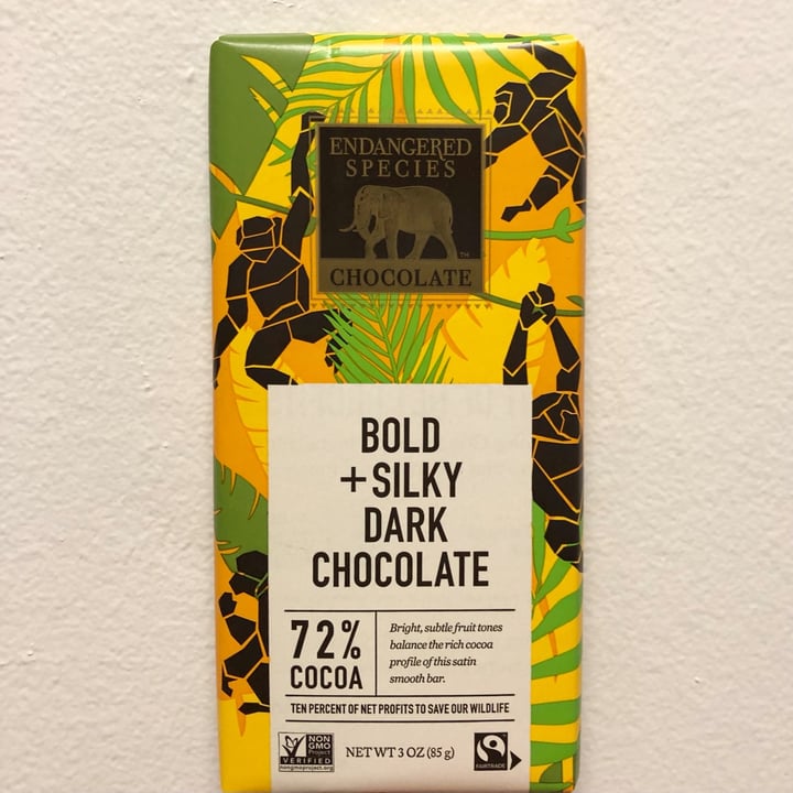 photo of Endangered Species Chocolate Bold And Silky Dark Chocolate shared by @oliviawzg on  29 Oct 2021 - review