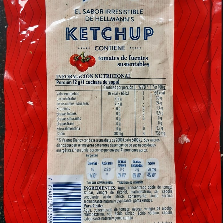 photo of Hellmann’s Ketchup shared by @danielfig on  04 Sep 2021 - review