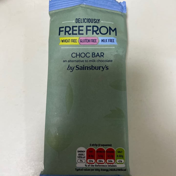 photo of Sainsbury's Deliciously Free From White Chocolate shared by @ilovebunnies14 on  27 Sep 2020 - review