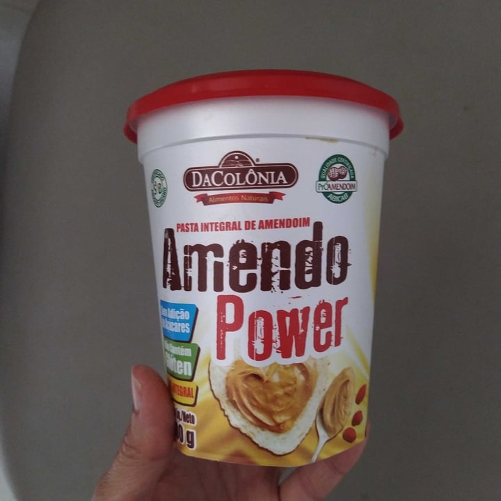 photo of DaColônia Amendo Power pasta de amendoim shared by @carolinacorsi on  22 Sep 2022 - review