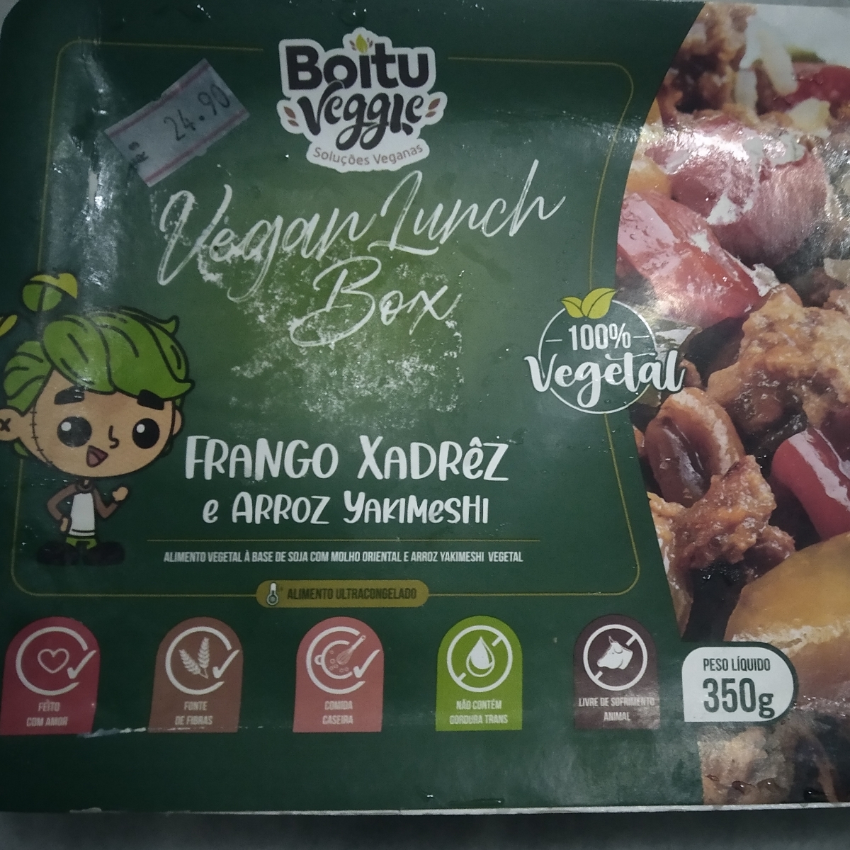 Frango Xadrez e Arroz Yakimeshi da BoituVeggie – 350g - Evolveg