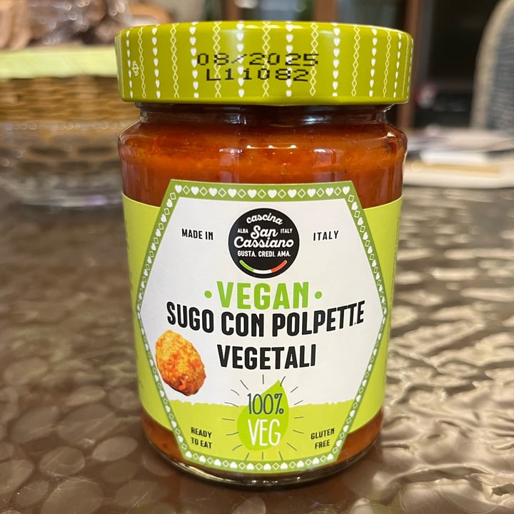 photo of Cascina San cassiano sugo vegano alle polpette shared by @elenagobbo on  01 Sep 2022 - review