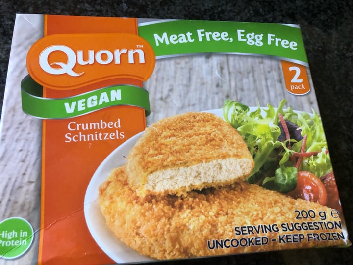 photo of Quorn Crumbed Schnitzels shared by @ethanmyers on  31 Oct 2019 - review