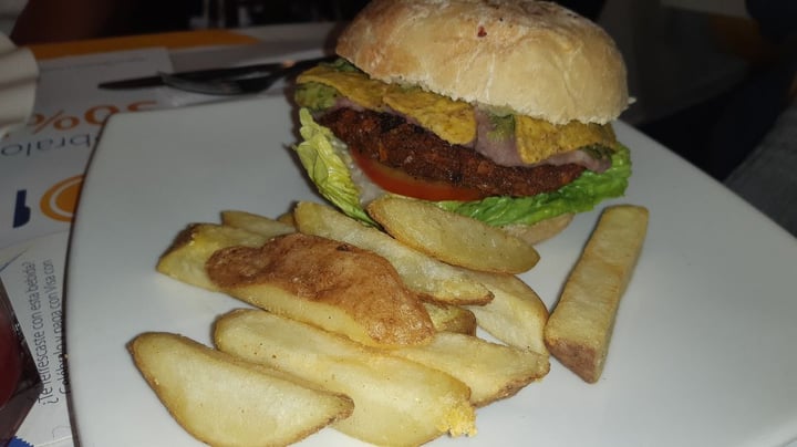 review photo of Caballete & Berenjena Vegan Food Hamburguesa Vegana shared by @luliwizard on 27 Aug 2019 - review