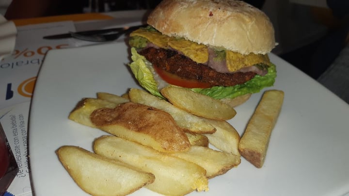 photo of Caballete & Berenjena Vegan Food Hamburguesa Vegana shared by @luliwizard on  27 Aug 2019 - review