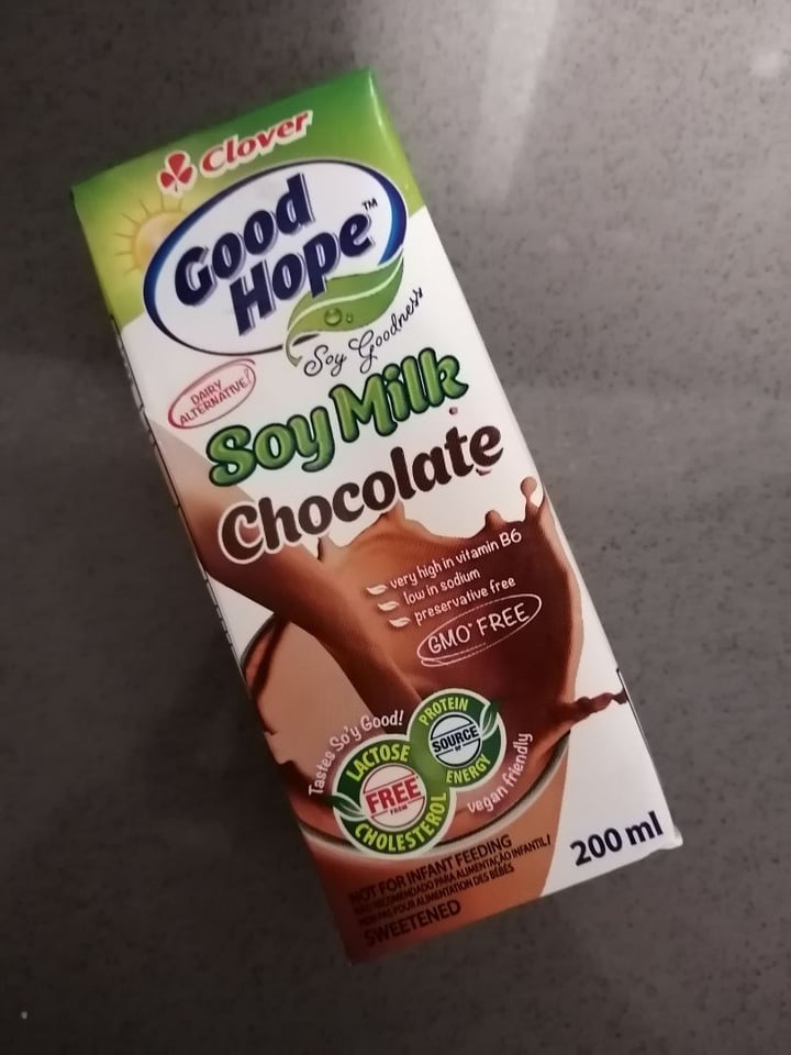 photo of Good Hope Soy Milk Chocolate Flavour shared by @heartbasedfoods on  23 Jan 2020 - review