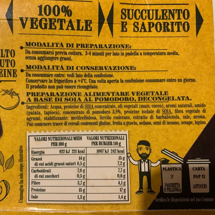 review photo of Unconventional Burger Vegetale Al Pomodoro - Tomato Burger shared by @nicky06 on 12 Mar 2022 - review
