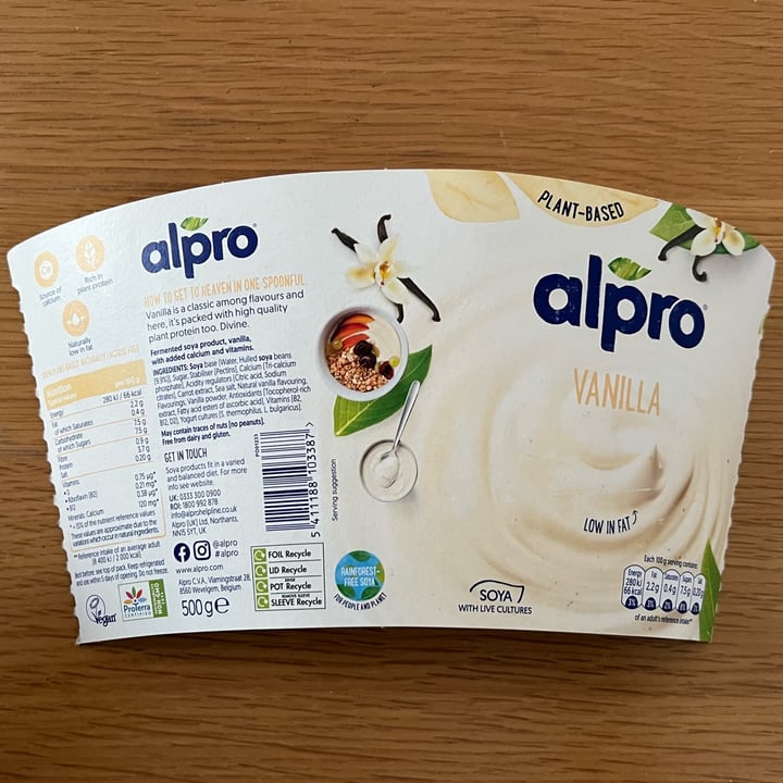 review photo of Alpro Soy Yogurt Vanilla shared by @aryan26 on 12 May 2022 - review