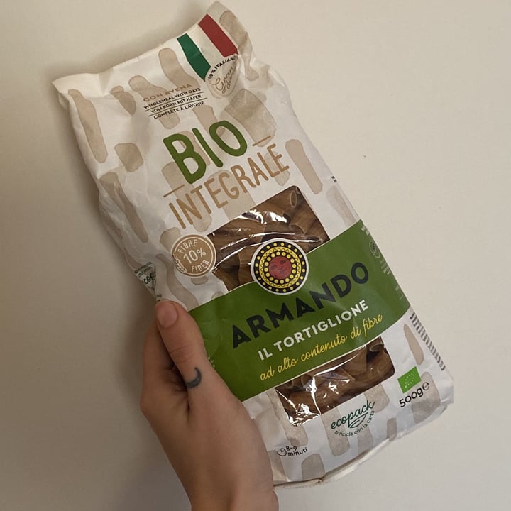 photo of Armando Il tortiglione integrale bio con avena shared by @miriammontanaro on  25 Apr 2022 - review