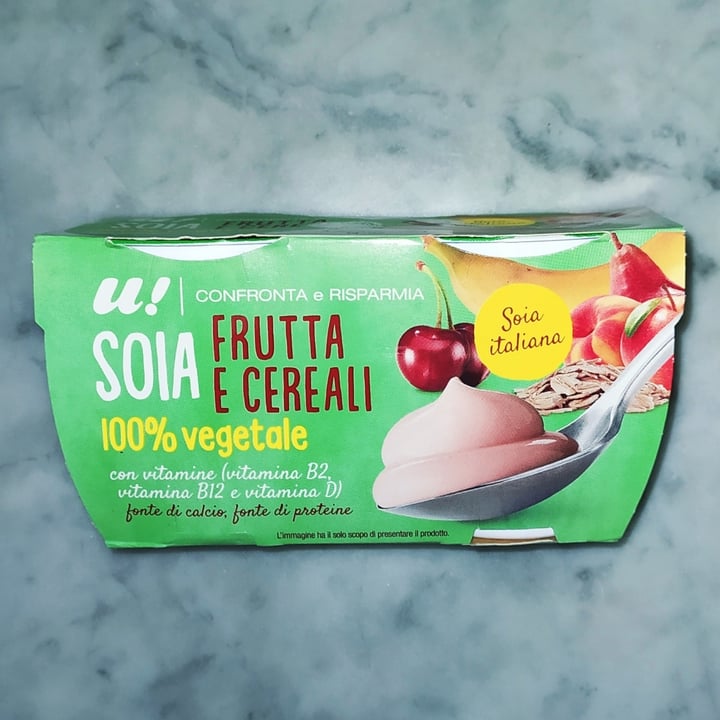 review photo of U! Yogurt Soia Frutta e Cereali shared by @4urorab on 21 Jul 2021 - review