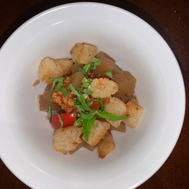Photo of the dish “Palm Sugar Braised Green Papaya”