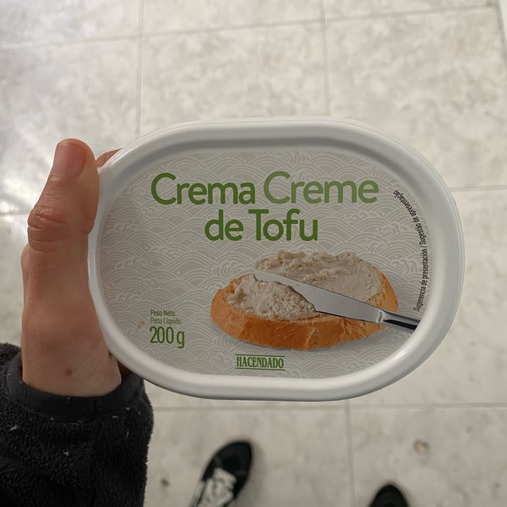 photo of Hacendado Crema de Tofu shared by @lauraperezz on  17 Feb 2022 - review