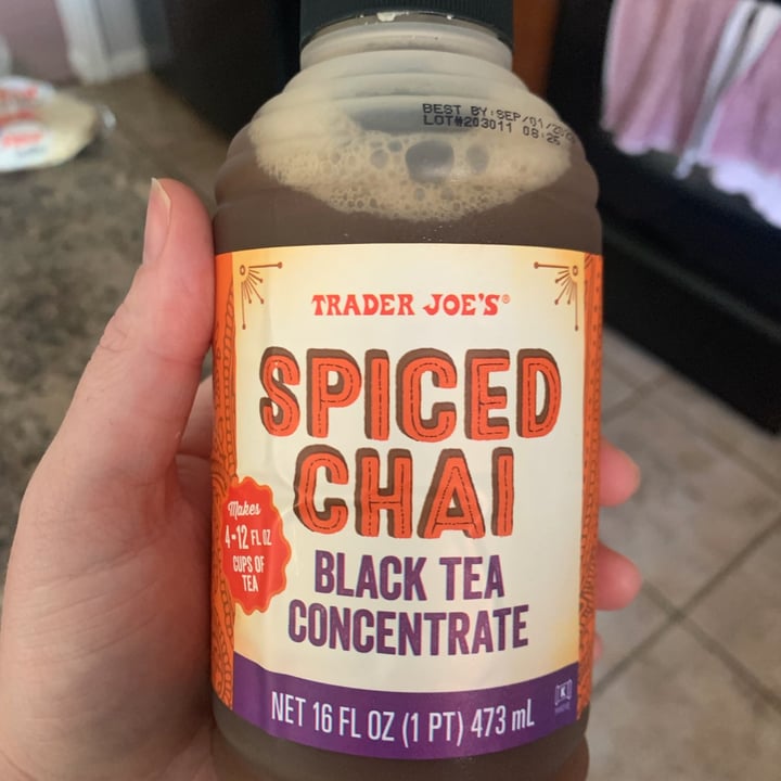photo of Trader Joe's Spiced Chai Black Tea Concentrate shared by @maggiesmom on  15 May 2022 - review