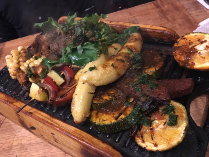 photo of Green Point Restaurants Vegan Grill Platter shared by @theveggienomad on  19 Aug 2018 - review