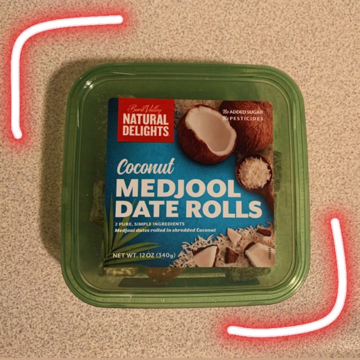photo of Bard Valley Natural Delights Coconut Medjool Date Rolls shared by @madib on  15 Dec 2020 - review