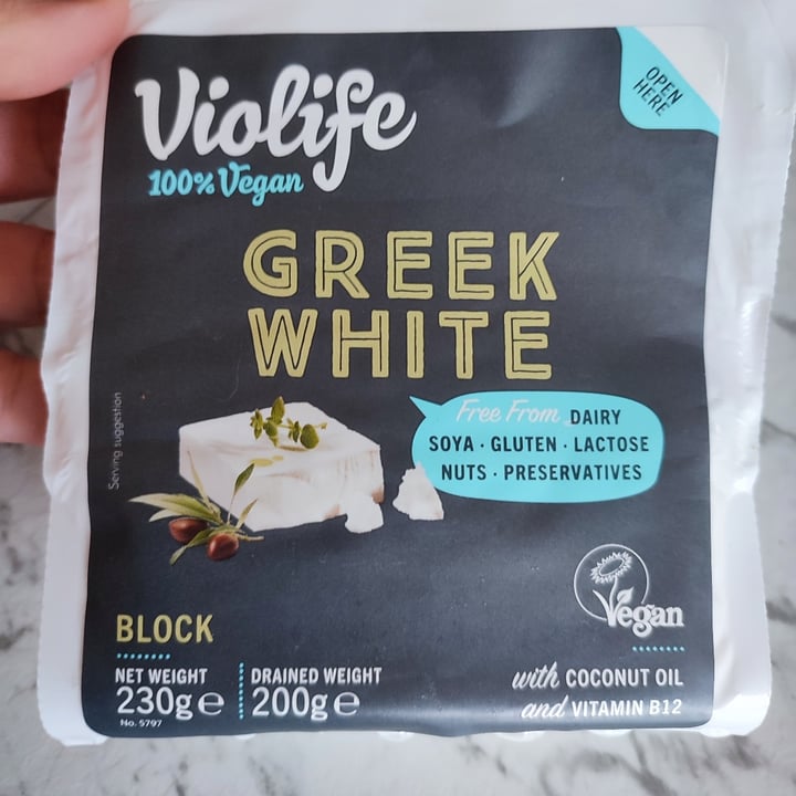 photo of Violife Greek White (Block/Panetto) shared by @erikavidal on  19 May 2022 - review