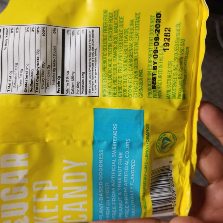 photo of Smart Sweets Sour Blast Buddies shared by @laurag034 on  07 Feb 2020 - review