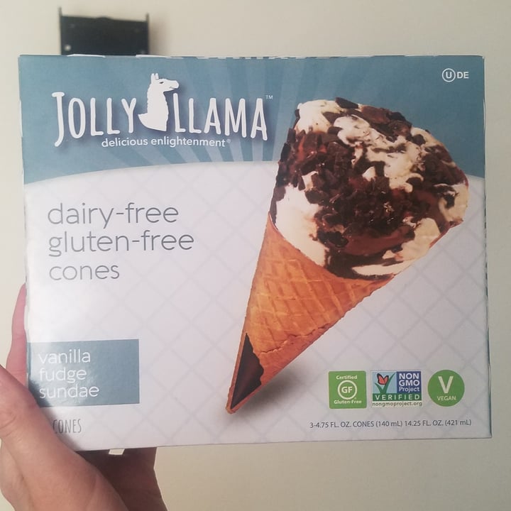 photo of Jolly Llama Vanilla fudge sundae shared by @ivysaurus on  12 Jul 2021 - review