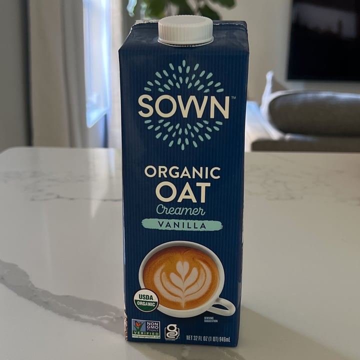 photo of Sown Organic Oat Creamer Vanilla shared by @mariasteixeira on  07 May 2022 - review
