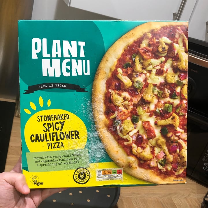 photo of Plant Menu Stonebaked Spicy Cauliflower Pizza shared by @creatingruins on  26 Jan 2021 - review