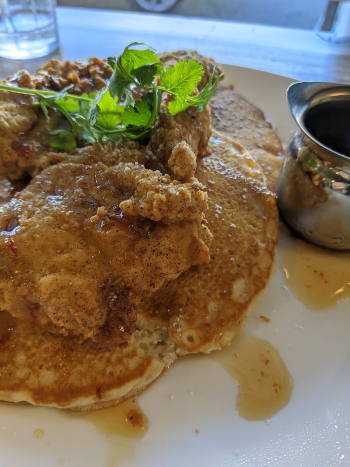 photo of Fern Cafe and Bakery Vegan pancakes and chickun shared by @kylgh on  12 Feb 2020 - review