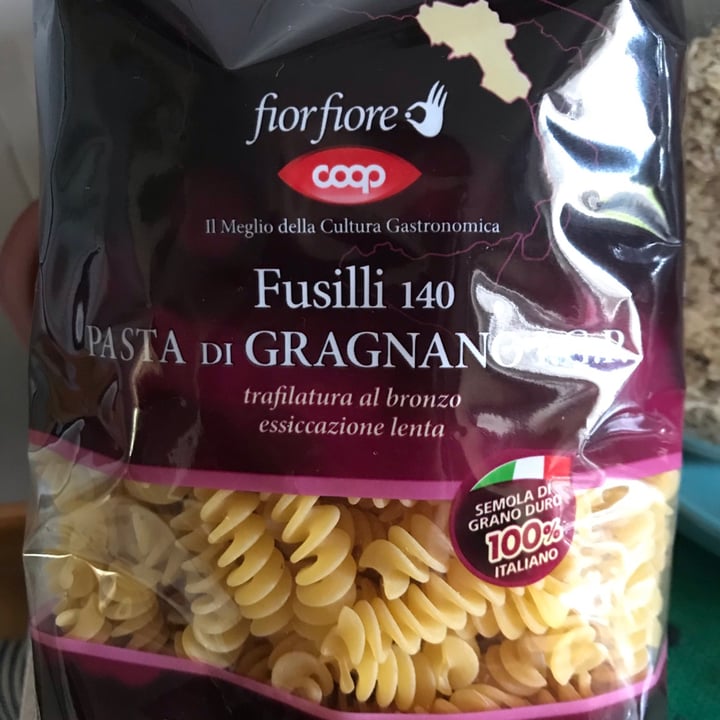 photo of Coop Fusilli 140 pasta di Gragnano IGP shared by @veggiepixie on  22 Mar 2021 - review