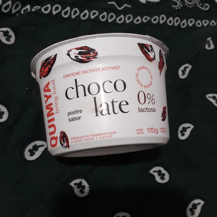 review photo of Quimya Postre sabor Chocolate shared by @bautistavegano on 18 Mar 2022 - review