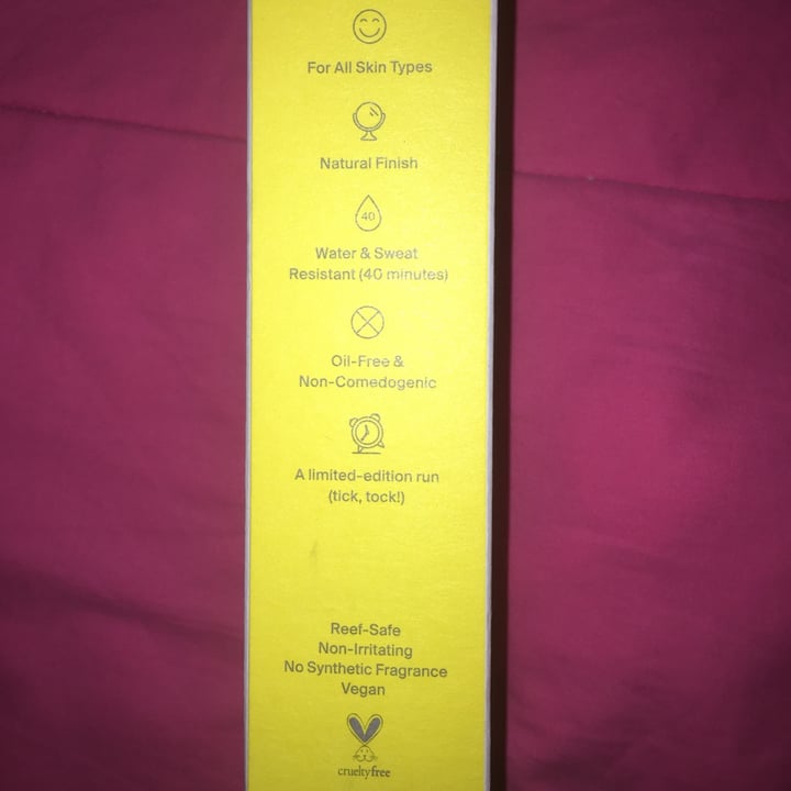 photo of Supergoop! Unseen Sunscreen SPF 40 shared by @caroacosta on  16 Aug 2021 - review