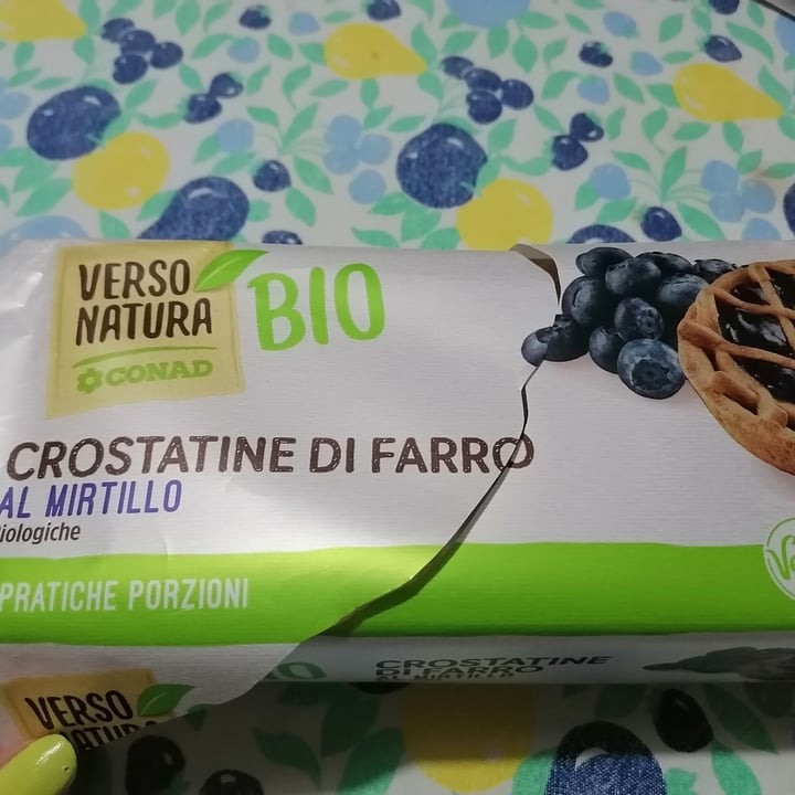 photo of Verso Natura Conad Veg Crostatine Di Farro Al Mirtillo shared by @angieliberatutti on  01 Oct 2021 - review