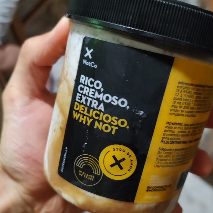 photo of NotCo Not Icecream Banana Split shared by @agustin-alvarez on  29 Jan 2022 - review