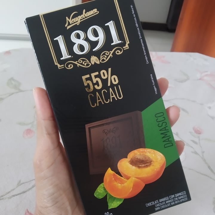photo of Newgebawer Chocolate Amargo Damasco shared by @fisiovegana on  25 Apr 2022 - review