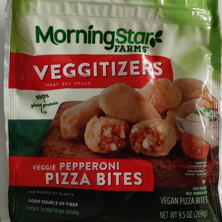 photo of MorningStar Farms Veggitizers Pizza Bites - Pepperoni shared by @tailsfromafield on  14 Aug 2021 - review