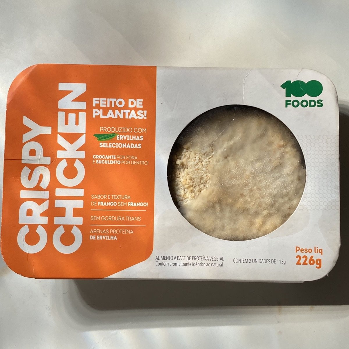 Hambúrguer de Frango from 100 foods - Vegan Product Reviews & Ratings ...