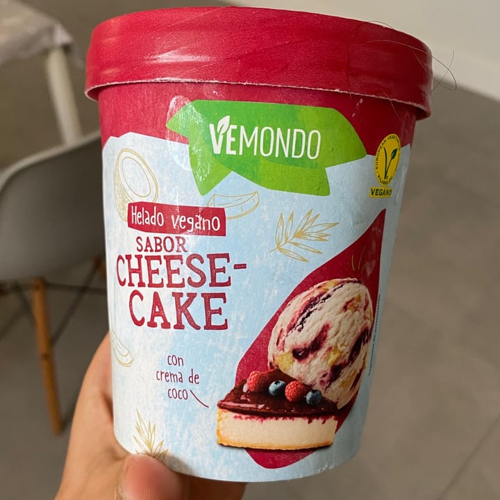 review photo of Vemondo Helado Vegano sabor Cheese-Cake shared by @cassruiz on 09 Jun 2021 - review