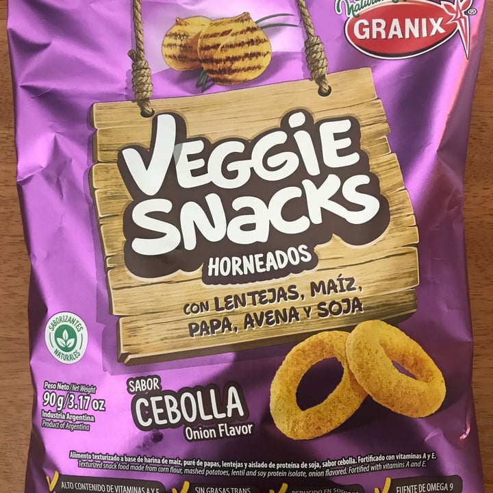 review photo of Granix Veggie Snacks Sabor Cebolla shared by @cinthiaarale on 26 Sep 2021 - review