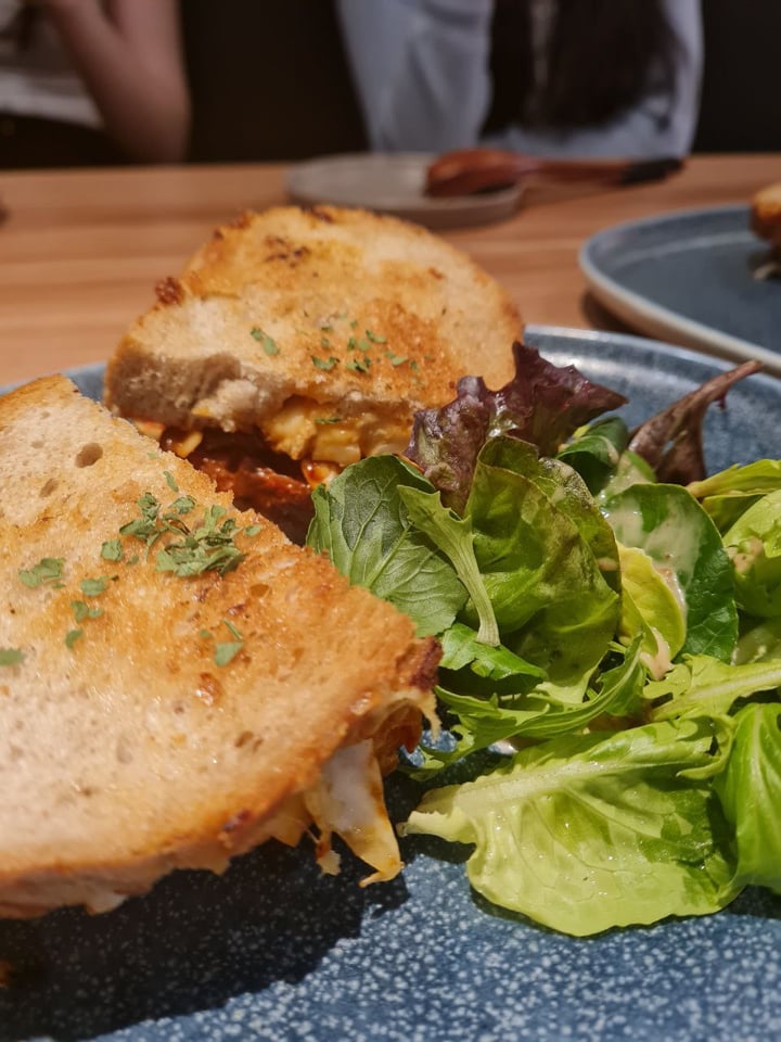 photo of Am I Addicted - Pottery Studio & V Cafe Grilled Cheese Kimchi Sandwich shared by @gabbieedeean on  11 Mar 2022 - review