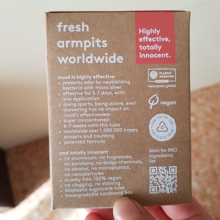 photo of nuud Fresh Armpits Worldwide shared by @manuelalmp on  12 Apr 2022 - review