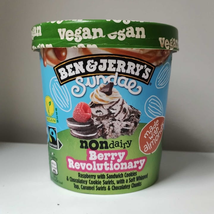 photo of Ben & Jerry's Berry Revolutionary (Sundae) shared by @moorishtoflourish on  24 Jun 2022 - review