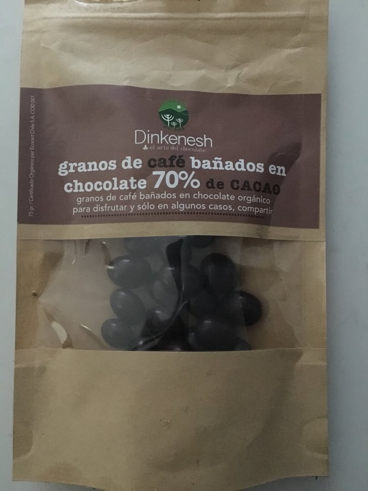photo of Dinkenesh Granos De Cafe Bañados En Chocolate 70% Cacao shared by @romiulloac on  20 Feb 2020 - review