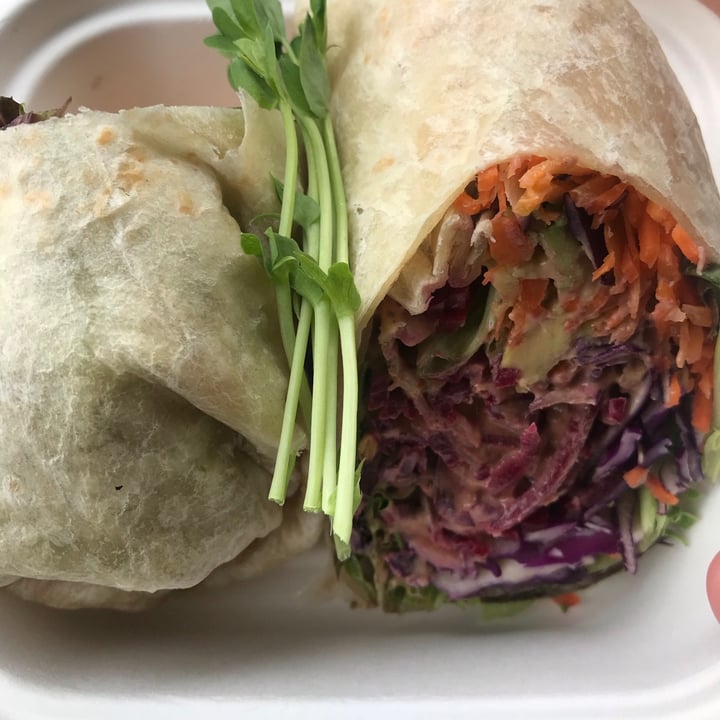 photo of Bunny's Nook Kitchen Vegan Veggie Wrap shared by @vegan4lyfe on  16 May 2021 - review