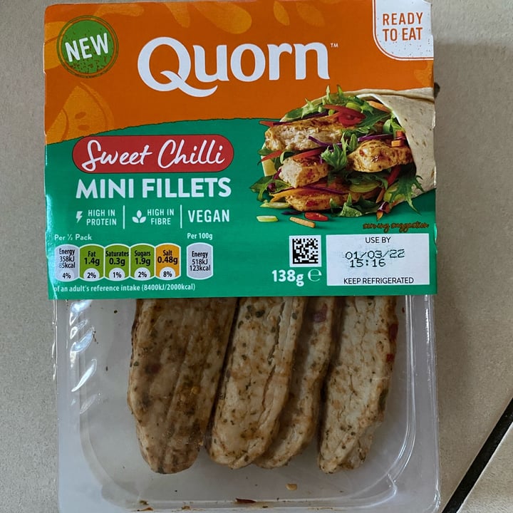 photo of Quorn Sweet chilli mini fillets shared by @melmoon90 on  18 Jan 2022 - review