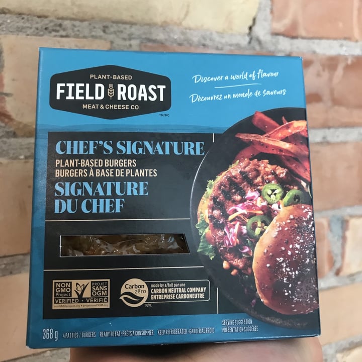 photo of Field Roast Chef's Signature Plant-Based Burgers shared by @lucyelove on  15 Jun 2021 - review