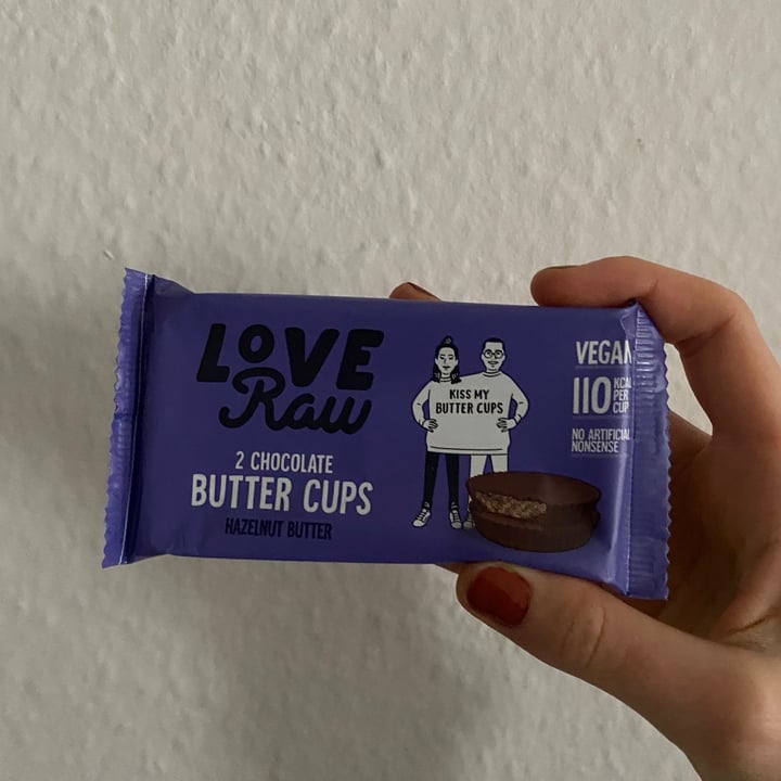 photo of LoveRaw Hazelnut Butter Cups shared by @holasoymylk on  06 Jan 2021 - review