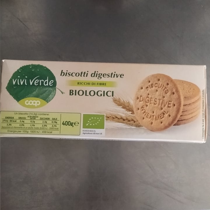 photo of Vivi Verde Coop Biscotti Digestive Biologici shared by @beavegan on  02 Aug 2020 - review