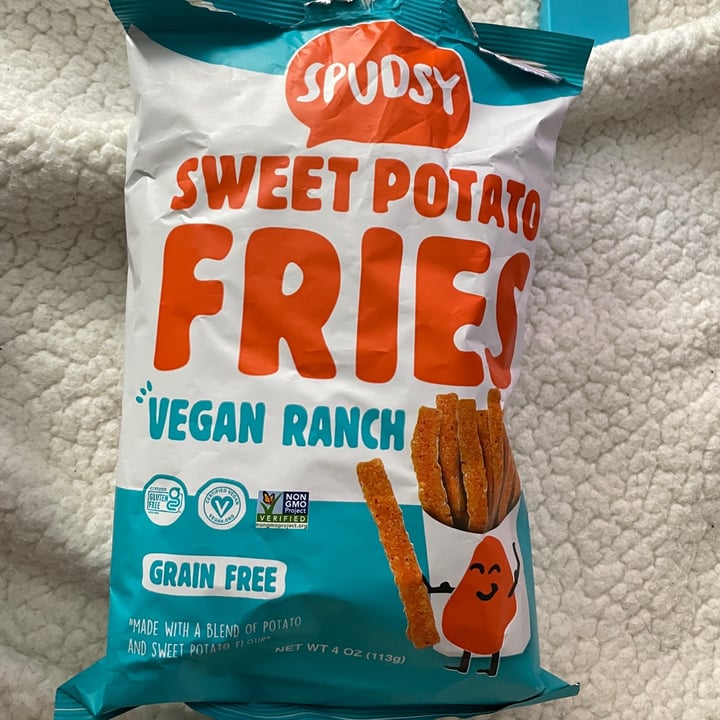 photo of Spudsy Foods Sweet Potato Fries Vegan Ranch shared by @thechubbyvegan on  26 Aug 2022 - review